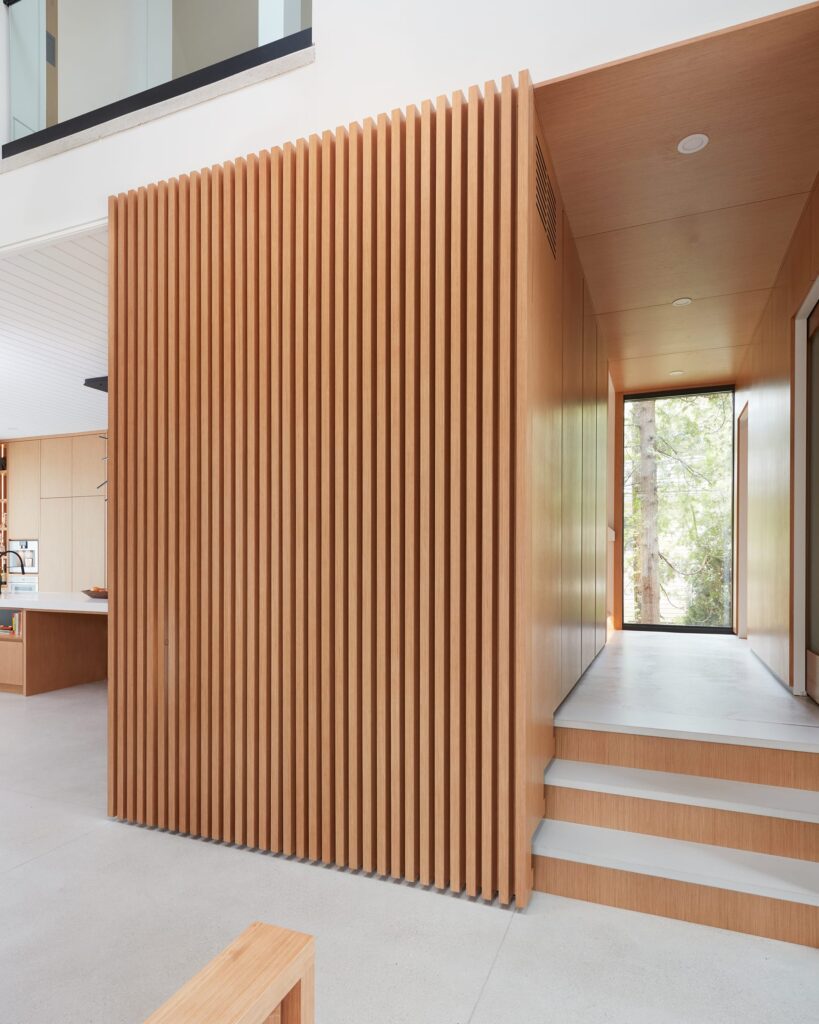 veneer wooden interior